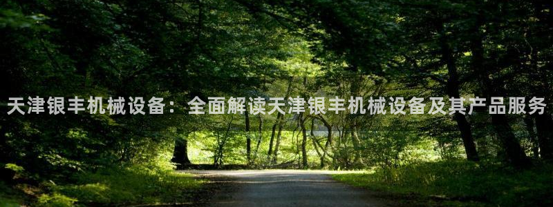 金年会官方app下载官网：天津银丰机械设备：全面解读天津银丰机械设备及其产品服务