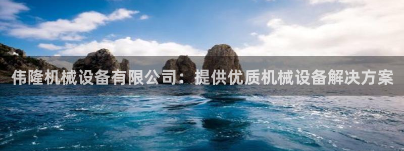 金年会平台真他妈坑人：伟隆机械设备有限公司：提供优质机械设备解决方案