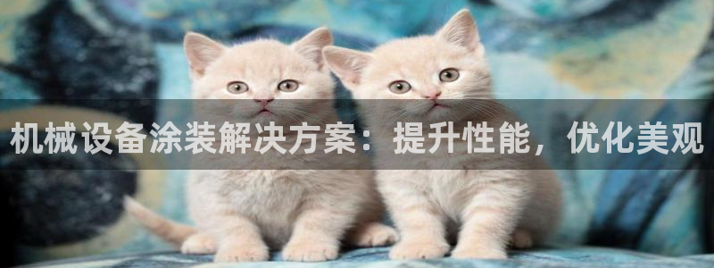 金年会会员登录页面图片：机械设备涂装解决方案：提升性能，优化美观