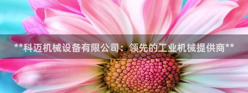 金年会电子官网下载：**科迈机械设备有限公司：领先的工业机械提供商**