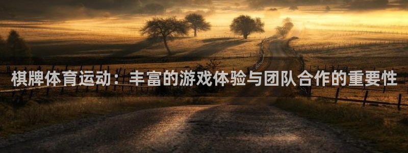 3377体育官网入口网页版：棋牌体育运动：丰富的游戏体验与团队合作的重要性