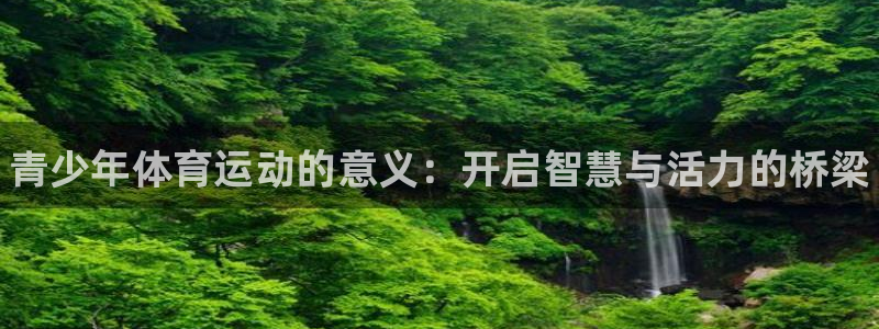 3377体育网页登录入口：青少年体育运动的意义：开启智慧与活力的桥梁
