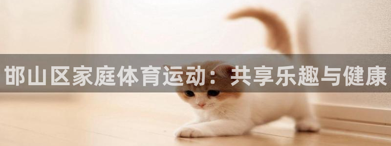 3377体育app登录入口：邯山区家庭体育运动：共享乐趣与健康